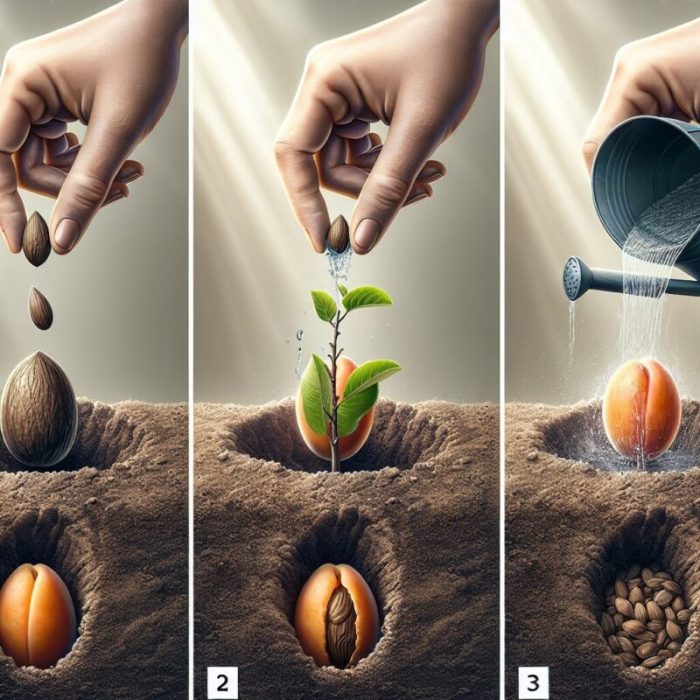 How to plant an apricot seed